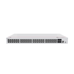 [S310-48P4X] Switch de Distribución/Core Gigabit Administrable PoE Capa 3 / 48 puertos 10/100/1000 Mbps (PoE) / 4 Puertos 10GE SFP+ Uplink / ERPS / Rutas Estáticas / iStack / PoE Perpetuo / 380W / Administración Nube Gratis | S310-48P4X