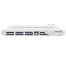 [CRS328-4C-20S-4S+RM] (CRS328-4C-20S-4S+RM) Cloud Router Switch Administrable L3, 4 puertos combo TP/SFP, 20 Puertos SFP, 4 Puertos SFP+ | CRS328-4C-20S-4S+RM