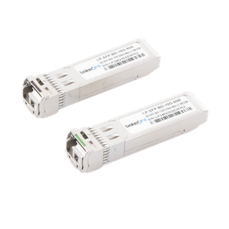 [LP-SFP-BD-10G-60] Transceptores Ópticos Bidireccionales SFP+ (Mini-Gbic) / Monomodo 1270 & 1330 nm / 10 Gbps / 10GBASE-BX / Conector LC/UPC Simplex / DDM / Hasta 60 km / 2 Piezas | LP-SFP-BD-10G-60