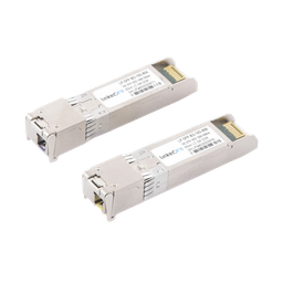 [LP-SFP-BD-10G-80] Transceptores Ópticos Bidireccionales SFP+ (Mini-Gbic) / Monomodo 1490 & 1550 nm / 10 Gbps / 10GBASE-BX / Conector LC/UPC Simplex / DDM / Hasta 80 km / 2 Piezas | LP-SFP-BD-10G-80