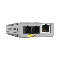 [AT-MMC2000LX/SC-960] Convertidor de medios Gigabit, conector SC Distancia (20KM) Monomodo Versión TAA | AT-MMC2000LX/SC-960