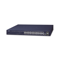 [GS-4210-24T2S] Switch Administrable Capa 2 de 24 Puertos Gigabit 10/100/1000T, 2 Puertos SFP 100/1000X , Cuenta con una Interfaz de Consola | GS-4210-24T2S