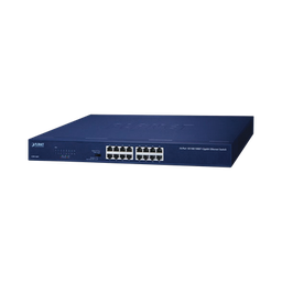 [GSW-1601] Switch No Administrable Gigabit de 16 Puertos 10/100/1000 Mbps, Con Modo Extendido Para Distancias de Hasta 200 m | GSW-1601