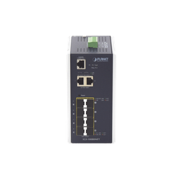 [IGS-10080MFT] Switch Industrial Administrable L2+, 8 Puertos 1G SFP, 2 Puertos TP Gigabit, (-40 ~75 grados C) | IGS-10080MFT