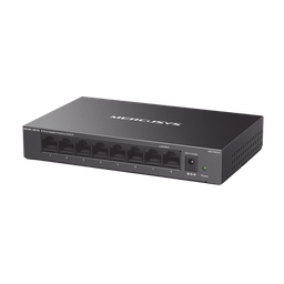 [MS108GS] Switch NO Administrable / Para escritorio / Carcasa de Metal / 8 puertos 10/100/1000 Mbps / Diseño Compacto / Plug and Play | MS108GS