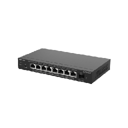 [RG-ES209MG-P] Switch Administrable Capa 2 con PoE+ Multi-Gigabit, 8 puertos 2.5Gb y 1 SFP+ 10G, hasta 130w | RG-ES209MG-P