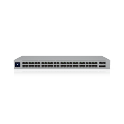 [USW-48] USW-48 — Switch Layer 2 de 48 Puertos GbE + 4 Puertos SFP con Diseño Fanless para Funcionamiento Totalmente Silencioso | USW-48