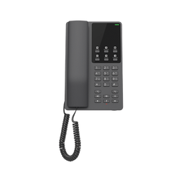 [GHP621] Teléfono IP Hotelero, 2 líneas SIP con 2 cuentas, codec Opus, IPV4/IPV6, color negro, con gestión en la nube GDMS | GHP621