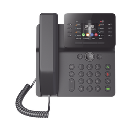 [V64] Teléfono IP Empresarial Esencial WiFi / Bluetooth, 12 líneas SIP, pantalla a color 3.5", PoE, puertos Gigabit, conferencia local de 6 vías. | V64