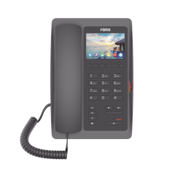 [H5WB] (H5W Color Negro)Teléfono IP WiFi para Hotelería, profesional de gama alta con pantalla LCD de 3.5 pulgadas a color, 6 teclas programables para servicio rápido (Hotline) PoE | H5WB