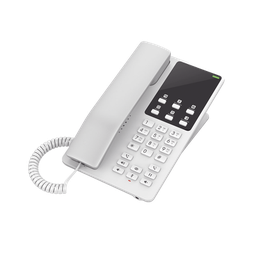 [GHP620] Teléfono IP Hotelero, 2 líneas SIP con 2 cuentas, codec Opus, IPV4/IPV6, color blanco, con gestión en la nube GDMS | GHP620