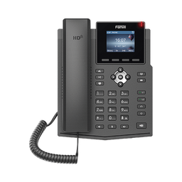 [X3SP-V2] Teléfono IP empresarial para 4 líneas SIP con pantalla LCD de 2.4 pulgadas a color, Opus y conferencia de 3 vías, PoE. | X3SP-V2