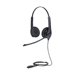 [BIZ-1500-DUO-QD] Jabra Biz 1500 Duo, auricular profesional con cancelación de ruido, ideal para contact center con conexión QD (1519-0157) | BIZ-1500-DUO-QD