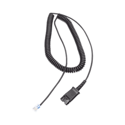 [QD03] Cable adaptador para diademas modelo HT101, HT201 y HT202 para compatibilidad con teléfonos Grandstream, análogos, digitales, etc. | QD03