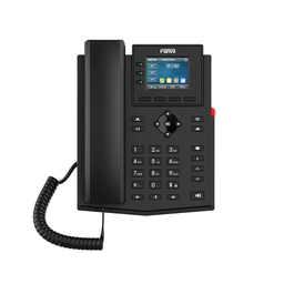 [X303-2W] Teléfono 2 Hilos para switch PN8 y PN24 /empresarial para 4 líneas SIP con pantalla LCD de 2.4 pulgadas a color, Opus y conferencia de 6 vías, PoE. | X303-2W