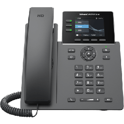 [GRP2611G] Teléfono IP Grado Operador / 3 Líneas / 12 Botones Virtuales Multiuso / Pantalla LCD 2.8 Pulgadas / Puertos Gigabit con PoE / Audio HD / Compatible con GDMS | GRP2611G