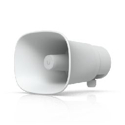 [UP-AI-HORN-SPEAKER-W] UniFi Protect AI Horn Speaker, Altavoz IP 120 dB, PoE+, Alerta AI Avanzada, Montaje Pared, Esquina y Poste, IP66 | UP-AI-HORN-SPEAKER-W