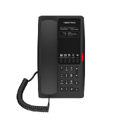 [H4WB] Teléfono IP WI-FI para Hotelería, Puerto USB-A para carga, 5 teclas programables para servicio rápido (Hotline), plantilla personalizable con PoE | H4WB