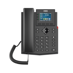 [X303W] Teléfono IP Wi-Fi empresarial para 4 líneas SIP con pantalla LCD de 2.4 pulgadas a color, Opus y conferencia de 3 vías, PoE. | X303W