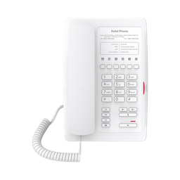 [H3WW] Teléfono IP WiFi para Hotelería, profesional con 6 teclas programables para servicio rápido (Hotline), plantilla personalizable con PoE | H3WW
