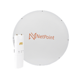 [C5CNPX1KIT] Kit de radio C5C con antena NPX1GEN3 de 30 dBi , Frecuencia (4.9-6.2 GHz), incluye jumper, PoE y cable de alimentación, ideal para distancias de hasta 30km | C5CNPX1KIT