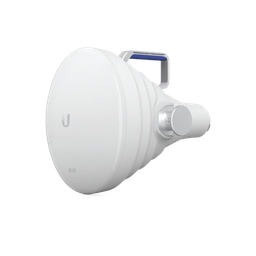 [UISP-HORN] Antena Sectorial 30° tipo Horn para Multipunto, 19.5 dBi. Rango extendido 5.15 - 6.875 GHz. Alto aislamiento al ruido. Compatible solo con AF5XHD, RP5ACGEN2 y LTURocket | UISP-HORN