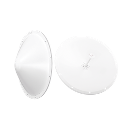 [KIT-TXP-28SMA-RD2] Kit de Antena y radomo, ganancia de  28 dBi, rango de frecuencia extendida (4.9 a 6.5 GHz), conectores SMA-macho inverso, incluye jumper, distancia de hasta 15 km | KIT-TXP-28SMA-RD2