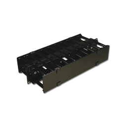 [HCM-4-2U-D] Organizador de Cable Horizontal RouteIT, Doble, Para Rack de 19in, 4in de profundidad, 2UR | HCM-4-2U-D