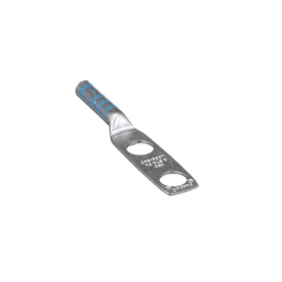 [LCC6-38D-L] Zapata de compresión LCC6-38D-L para cal. 6 Awg, Doble barreno para tornillo prisionero de 3/8, Espaciado de orificio 25.4mm, 1 Pz | LCC6-38D-L