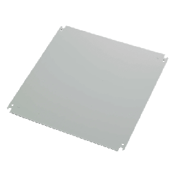 [CP2020] Panel de Montaje Concept de 20x20 pulgadas (508x508 mm)  / Platina / Acero dulce 12ga / Blanco polvo recubierto / 2.66 mm espesor / Para gabinetes industriales | CP2020