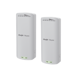 [RG-EST100-E] Kit Enlace Inalámbrico Recomendado para Elevadores, hasta 500m o 125 pisos, Preconfigurado, Ajuste Automático, Hasta 300 Mbps, Doble Puerto LAN | RG-EST100-E