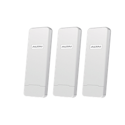 [3-PACK-C1N] Kit WiFi para Hotspot Comunitario (3 AP) / Cobertura hasta 800 m / Nube Gratuita / Ideal para Iniciar WISP / 128 Usuarios por AP | 3-PACK-C1N