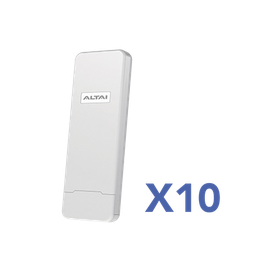 [KIT-10-C1N] Kit WiFi para Comunidades (10 AP) / Solución WISP Lista para Despliegue / Cobertura hasta 800 m / Administración en Nube Gratuita | KIT-10-C1N