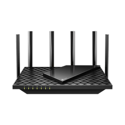 [ARCHERAX73] Router WiFi 6 Doble Banda / AX5400 MU-MIMO 4X4 y OFDMA / 1 puerto WAN 10/100/1000 Mbps / 4 puertos LAN 10/100/1000 Mbps / 1 puerto USB 3.0 /  6 potentes antenas / Administración App (Tether) o Página web / Protección HomeShield | ARCHERAX73