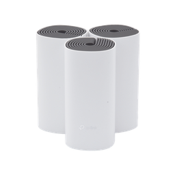 [DECOE4-3PACK] Kit de Router inalámbrico mesh Deco E4 para Hogar / Doble banda AC 1200  / 2 puertos 10/100 Mbps / Compatible con amazon alexa. | DECOE4-3PACK