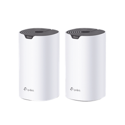 [DECOS7-2PACK] Kit 2 Routers Inalámbricos MESH Interior para Hogar / Doble Banda Wi-Fi 5 AC1900 Mbps / 3 Puerto Gigabit WAN/LAN / 3 Antenas Internas / Administración Mediante la App Deco (iOS, Android) | DECOS7-2PACK