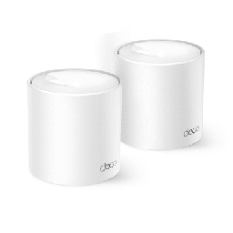 [DECOX50-PRO-2PACK] Kit 2 Routers Inalámbricos MESH Interior para Hogar / Doble Banda Wi-Fi 6 AX3000 Mbps / 3 Puerto Gigabit WAN/LAN / 2 Antenas Internas / Administración Mediante la App Deco (iOS, Android) / Protección HomeShield | DECOX50-PRO-2PACK