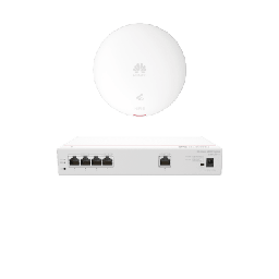 [DEMO-S380-AP361] Kit DEMO de Router Multi-Servicio / 1 puerto 10/100/1000 Mbps(WAN) / 4 puertos 10/100/1000 Mbps(LAN) PoE / 50W + Punto de Acceso Wi-Fi 6 / 1.775 Gbps / MU-MIMO 2x2 (2.4GH y 5GHz) / Smart Antenna más cobertura / Instalación en techo y pared | DEMO-S380-AP361
