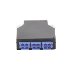 [LP-RDSCUSM] Distribuidor de Fibra Óptica para Riel Din, 6 Acopladores SC/UPC Duplex Monomodo con Charola de Empalme | LP-RDSCUSM
