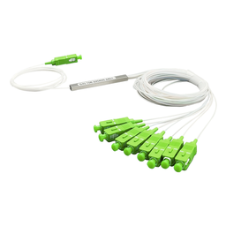 [LP-PLC-1X8APC] Splitter (Divisor Óptico) tipo PLC, de 1x8, conectores SC/APC | LP-PLC-1X8APC