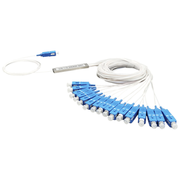 [TM-PLC-1X16UPC] Splitter (Divisor Óptico) tipo PLC, 1x16, conectores SC/UPC | TM-PLC-1X16UPC
