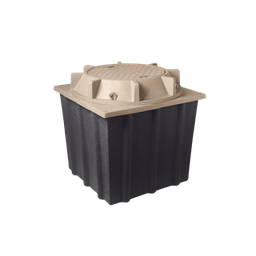 [LP-MH-4X4X4] Registro Manhole con Tapa de Concreto Polimérico 1.22 x 1.22 x 1.22 Metros (4 x 4 x 4 Pies), Resistencia 20 Toneladas, Uso Vehicular Pesado | LP-MH-4X4X4