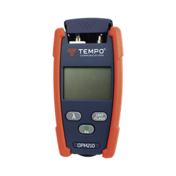 [OPM-210] Medidor de Potencia (Micro OPM) para Fibra Óptica con Localizador Visual de Fallos (VFL), Entrada Universal de 2.5 mm (para Conectores SC, ST y FC), Rango de Medición de -70 a +10 dBm | OPM-210