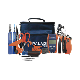 [FTK-PP] Kit de Herramientas Pro Plus para Instalación de Fibra Óptica con Accesorios de Limpieza de Puertos/Conectores, Desforradoras de Fibra Óptica y Medidor de Potencia | FTK-PP