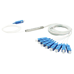 [LP-PLC-1X8UPC] Splitter (Divisor Óptico) tipo PLC, de 1x8, conectores SC/UPC | LP-PLC-1X8UPC