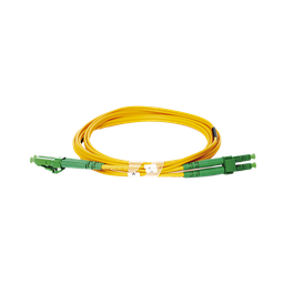 [LP-SM2-LCA-LCA-S2] Jumper de Fibra Óptica Monomodo 9/125 LC/APC-LC/APC Duplex PVC, 2.0 mm, Amarillo, 2 Metros (6.56 Pies) | LP-SM2-LCA-LCA-S2