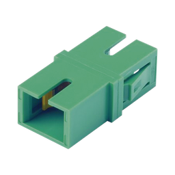 [FASSCZAG-L] Módulo Acoplador SC/APC Simplex, Para Fibra Monomodo, Color Verde | FASSCZAG-L