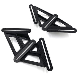 [LP-CSSB] Brackets para Montaje de Caja de Empalme a Raqueta LP-CSS (2 Piezas) | LP-CSSB