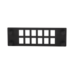 [FPONEAP12] Placa Para 12 Adaptadores de Fibra Óptica, Uso con Gabinetes FPONE3 y FPONE4 | FPONEAP12