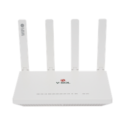 [V2804-AX15T] ONU GPON/EPON con Wi-Fi 6 AX1500 / 1 Puerto CATV / 4 Puertos Gigabit / Puerto PON SC/APC | V2804-AX15T